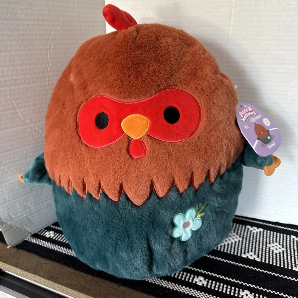 2026 Squishmallows Reed the Rooster FuzzaMallows 12 inch Exclusive NWT